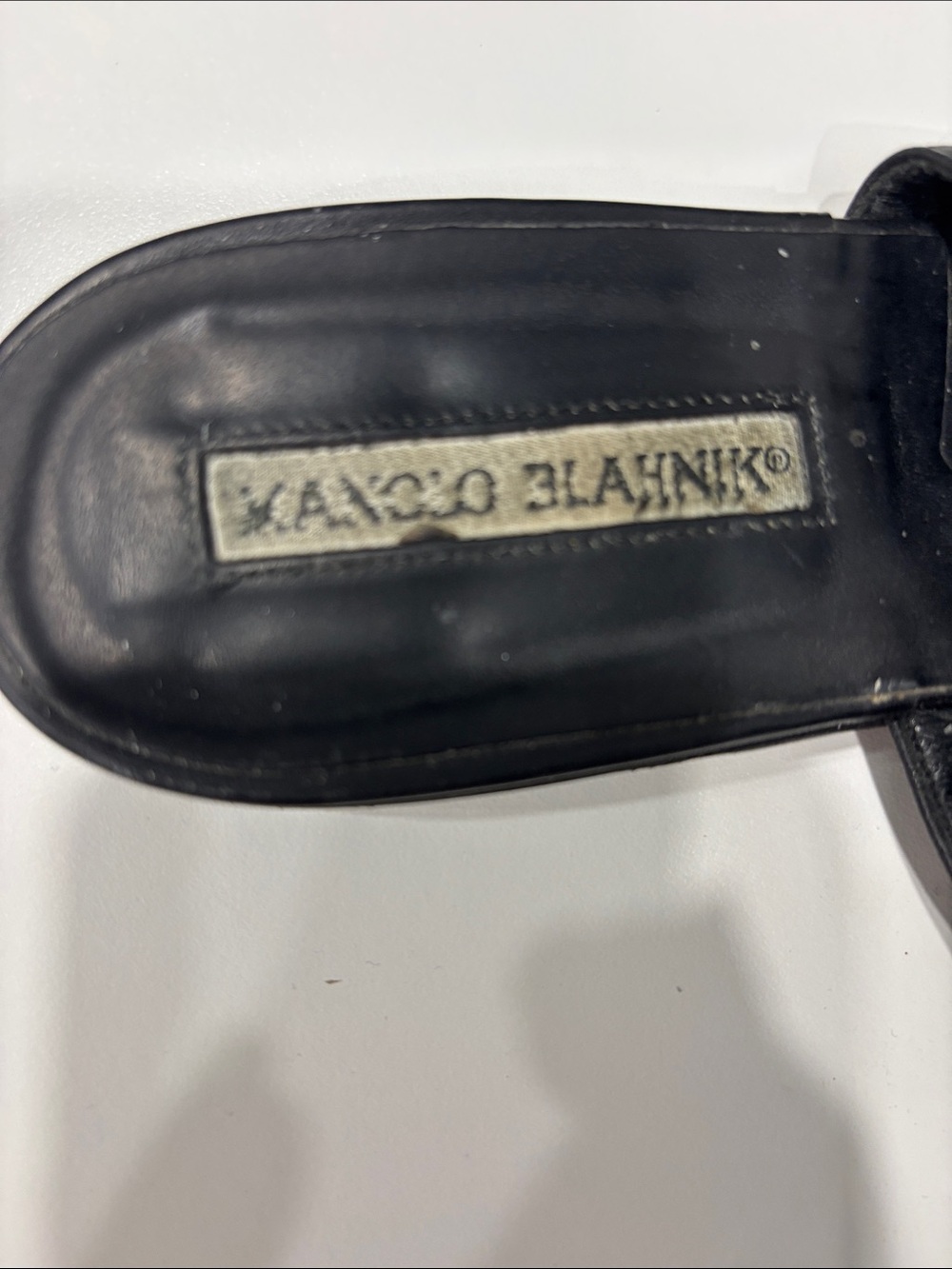 Manolo Blahnik Open Toe Sandals Size 381/2 - Picture 3 of 7